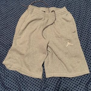 Light grey sweat shorts. Size M